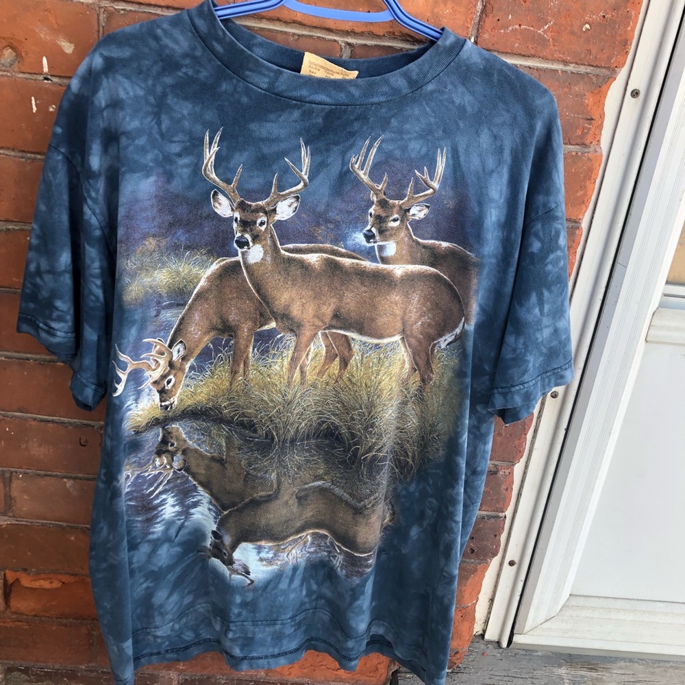 Vintage 1998 Deer Tee by The Mountain Graphic